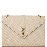 Saint Laurent Matelasse Envelope Large Bag