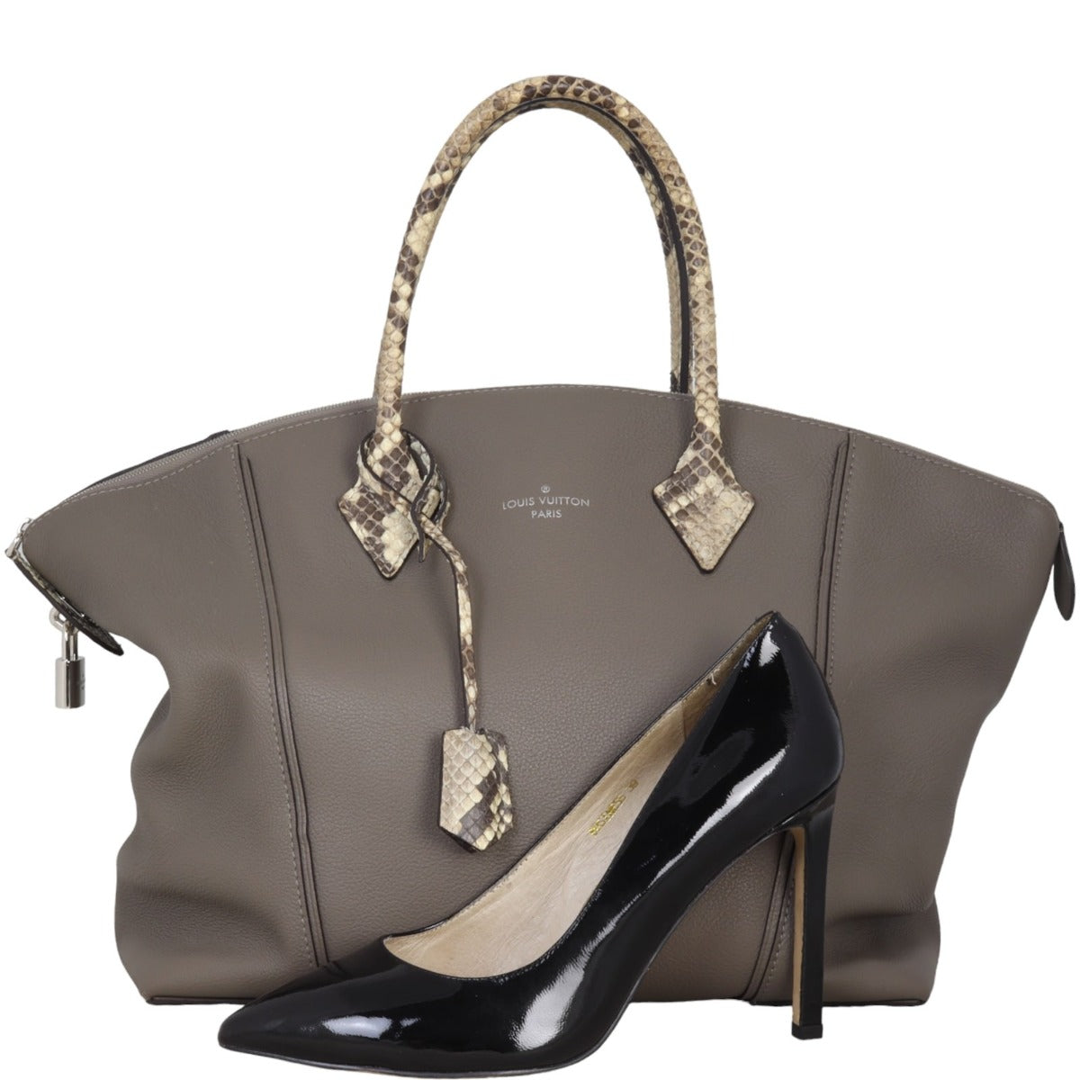 Louis Vuitton Soft LockIt MM Python