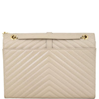 Saint Laurent Matelasse Envelope Large Bag