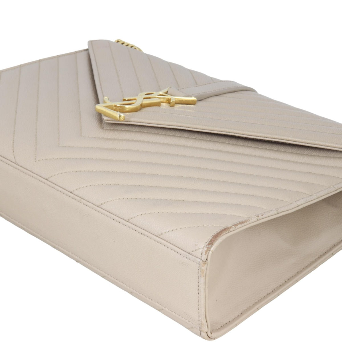 Saint Laurent Matelasse Envelope Large Bag