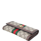 Gucci GG Supreme Ophidia Continental Wallet