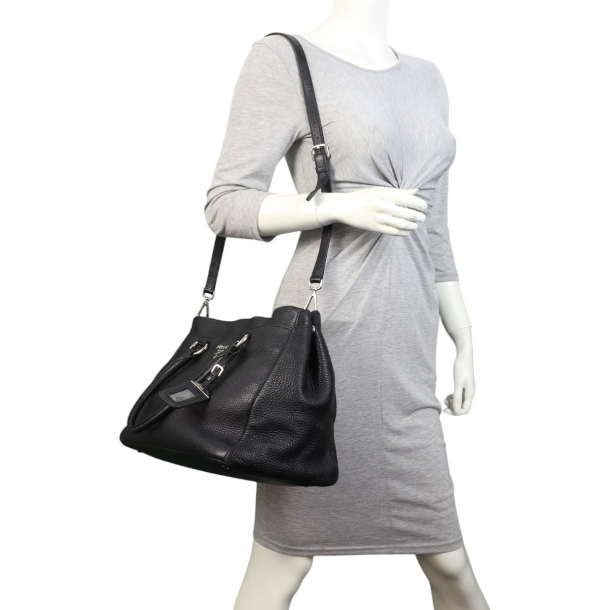 Prada Vitello Daino Tote