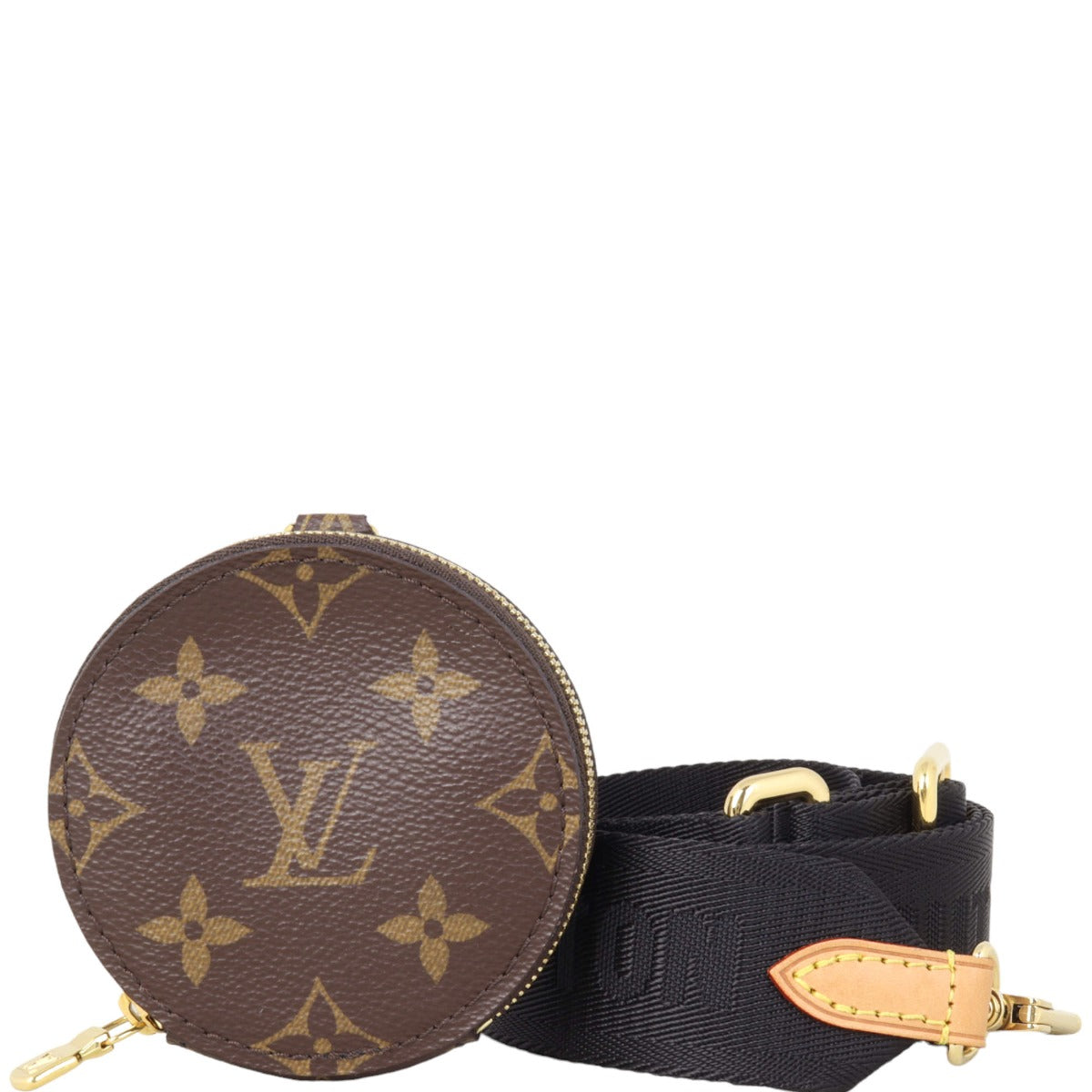 Louis Vuitton Bandouliere Adjustable Canvas Strap with Coin Pouch