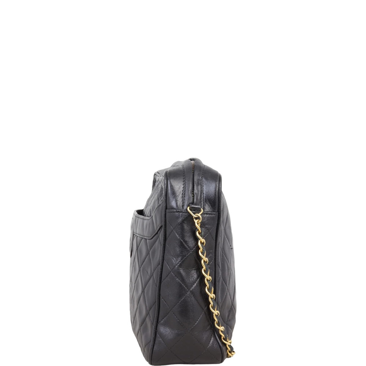 Chanel Vintage Camera Tassel Bag Medium | Black