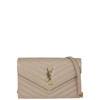 Saint Laurent Cassandre Envelope Chain Wallet