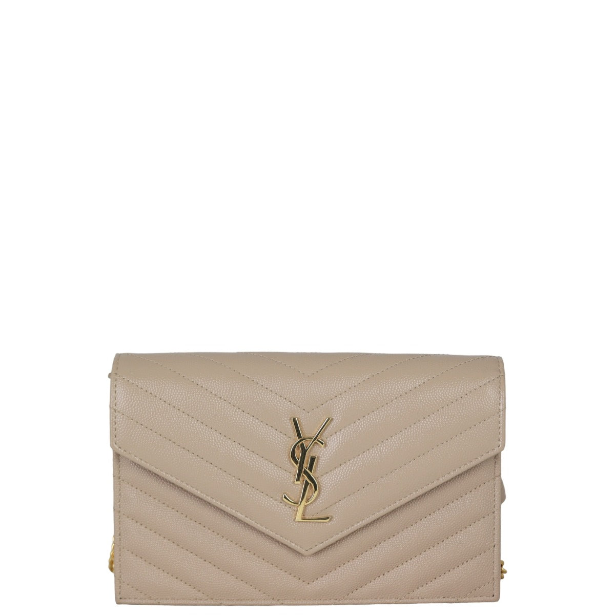 Saint Laurent Cassandre Envelope Chain Wallet