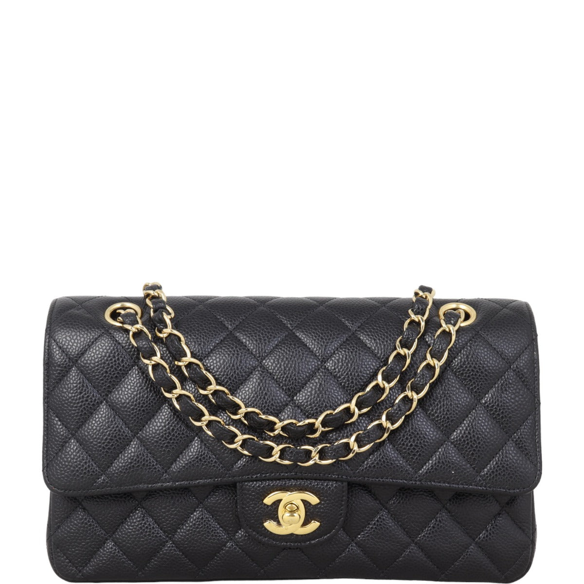 Chanel Classic Double Flap Medium | Caviar Gold Hardware