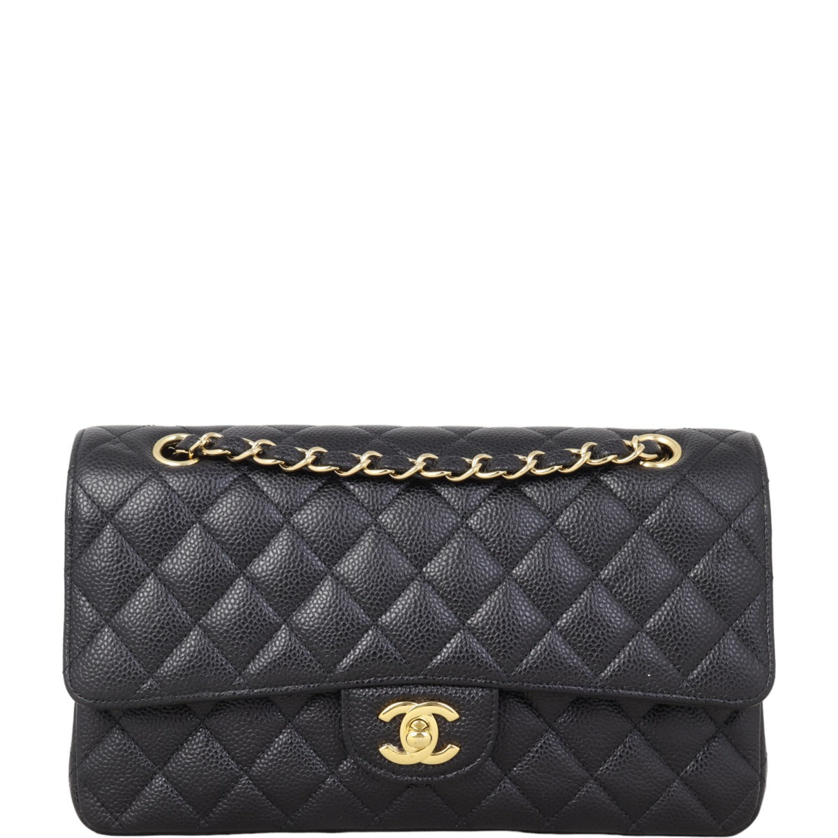 Chanel Classic Double Flap Medium | Caviar Gold Hardware