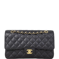 Chanel Classic Double Flap Medium | Caviar Gold Hardware
