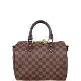 Louis Vuitton Speedy 25 Bandouliere Damier Ebene