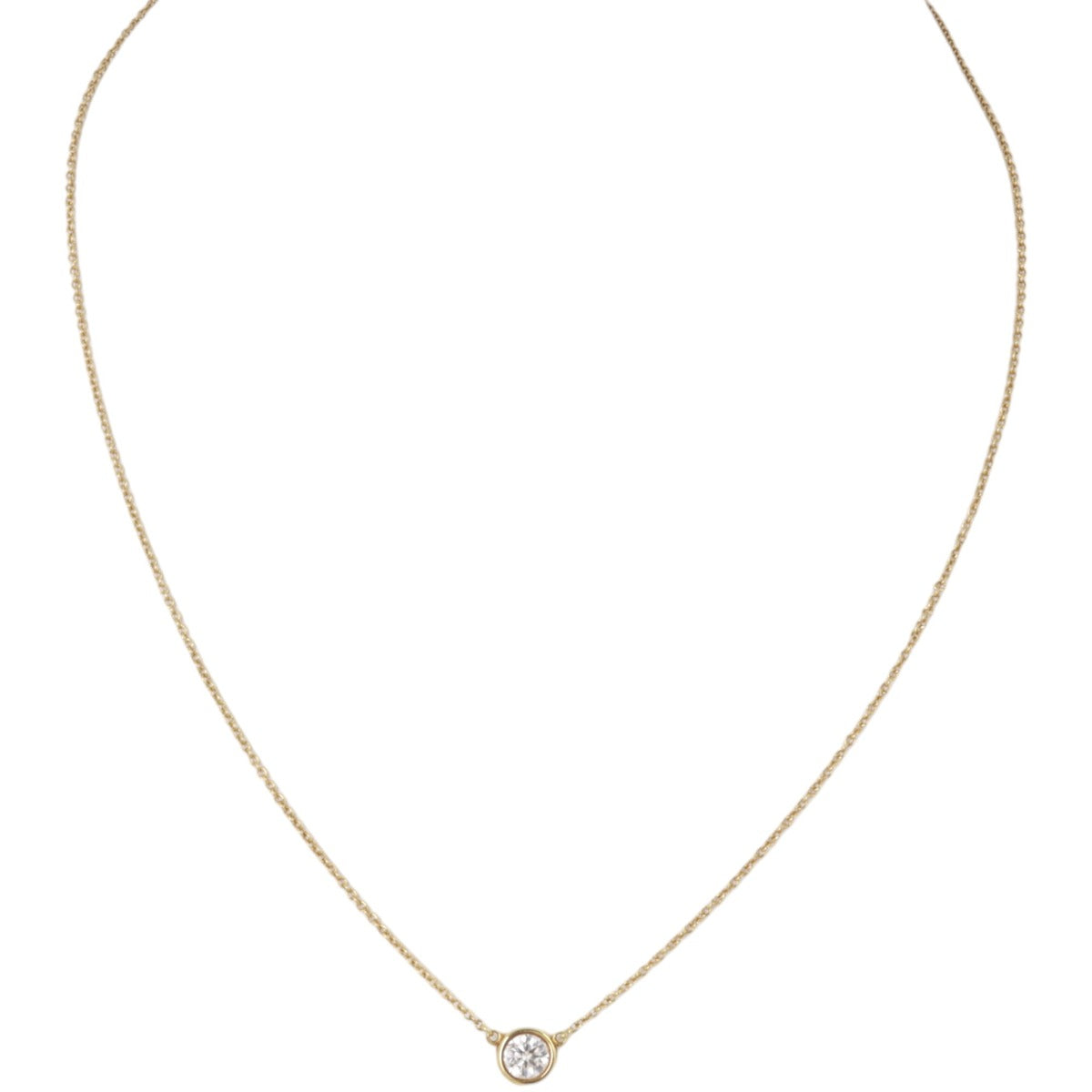 Tiffany & Co Diamonds by the Yard 18k Yellow Gold Pendant