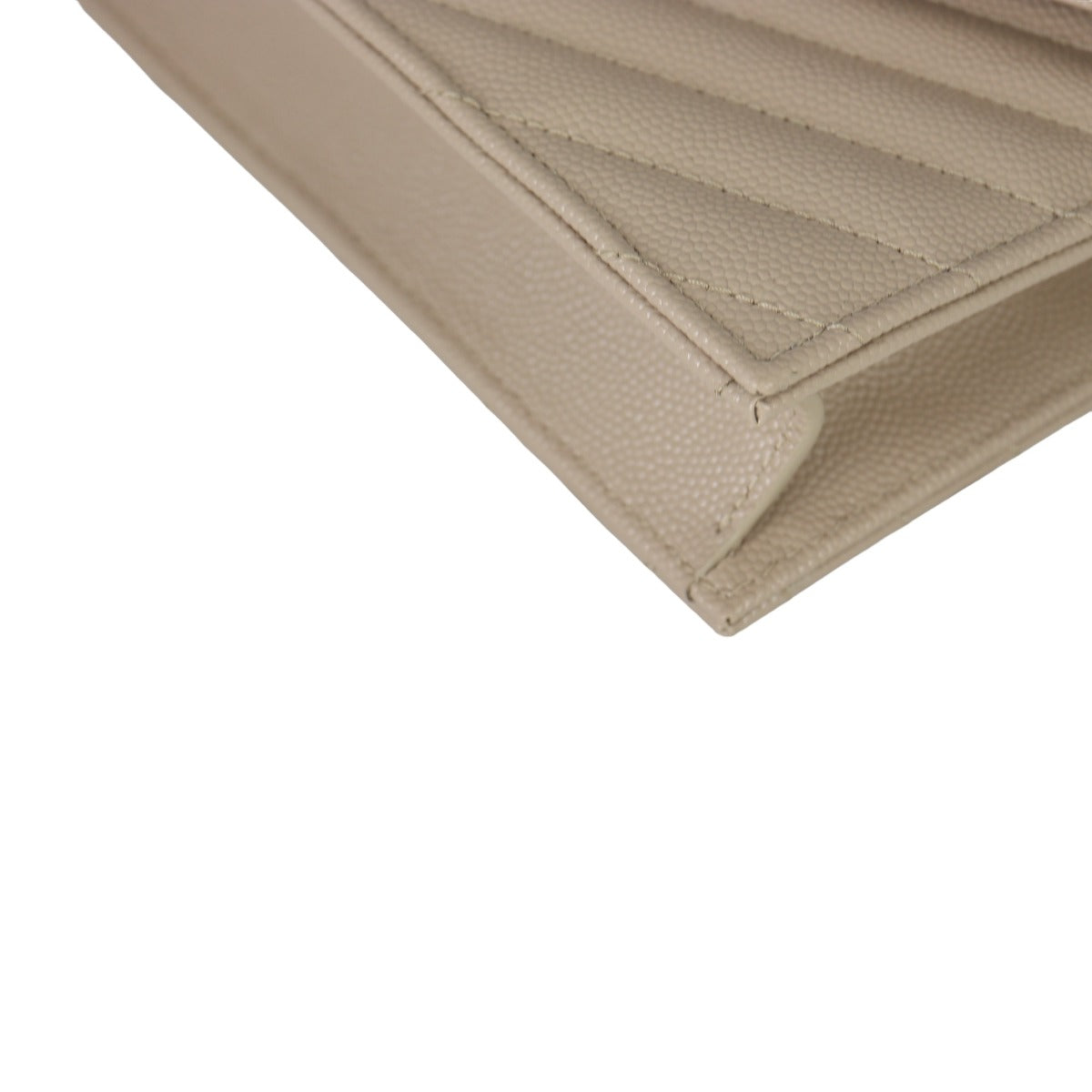 Saint Laurent Cassandre Envelope Chain Wallet