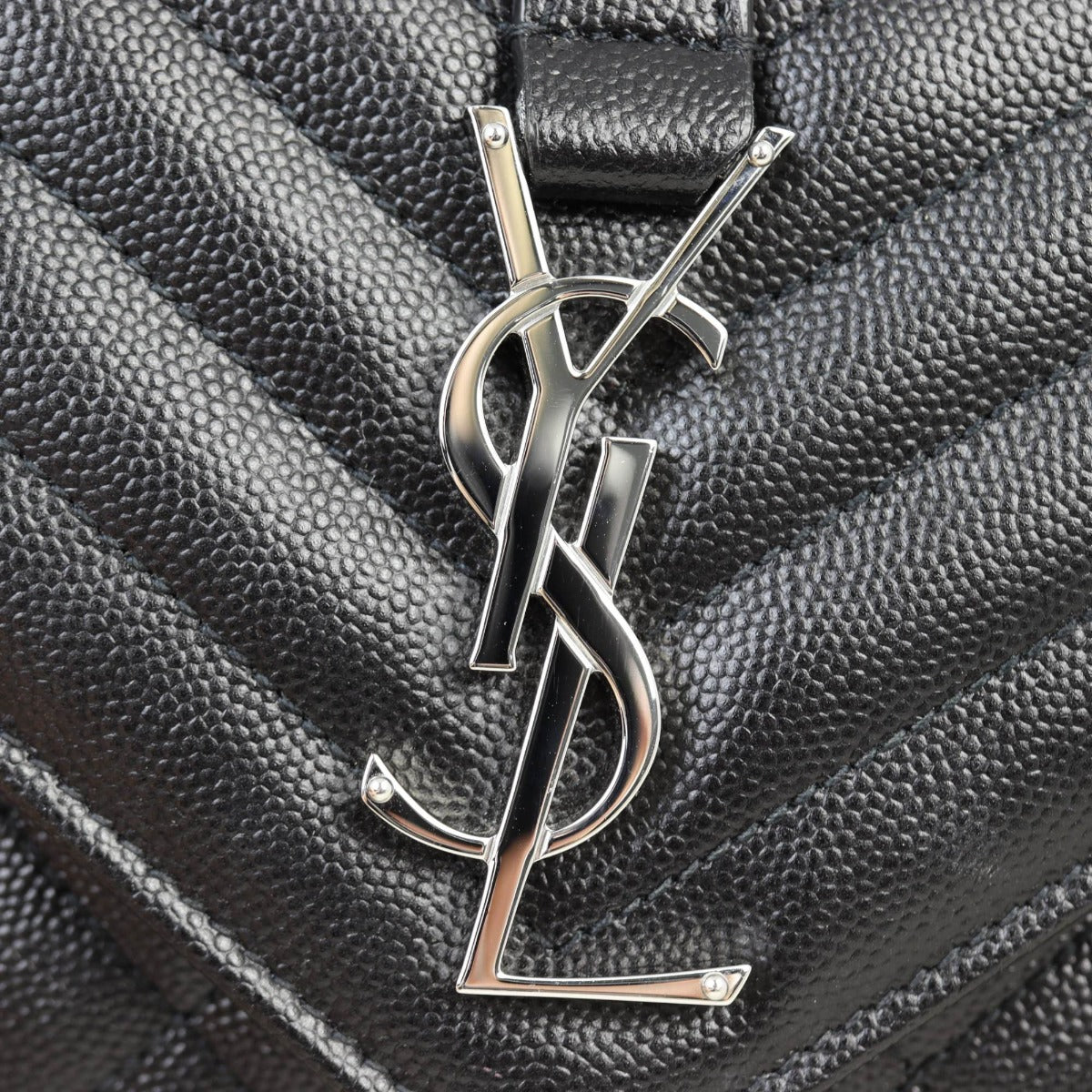 Saint Laurent Monogram Mix Matelasse Envelope Chain Bag Small