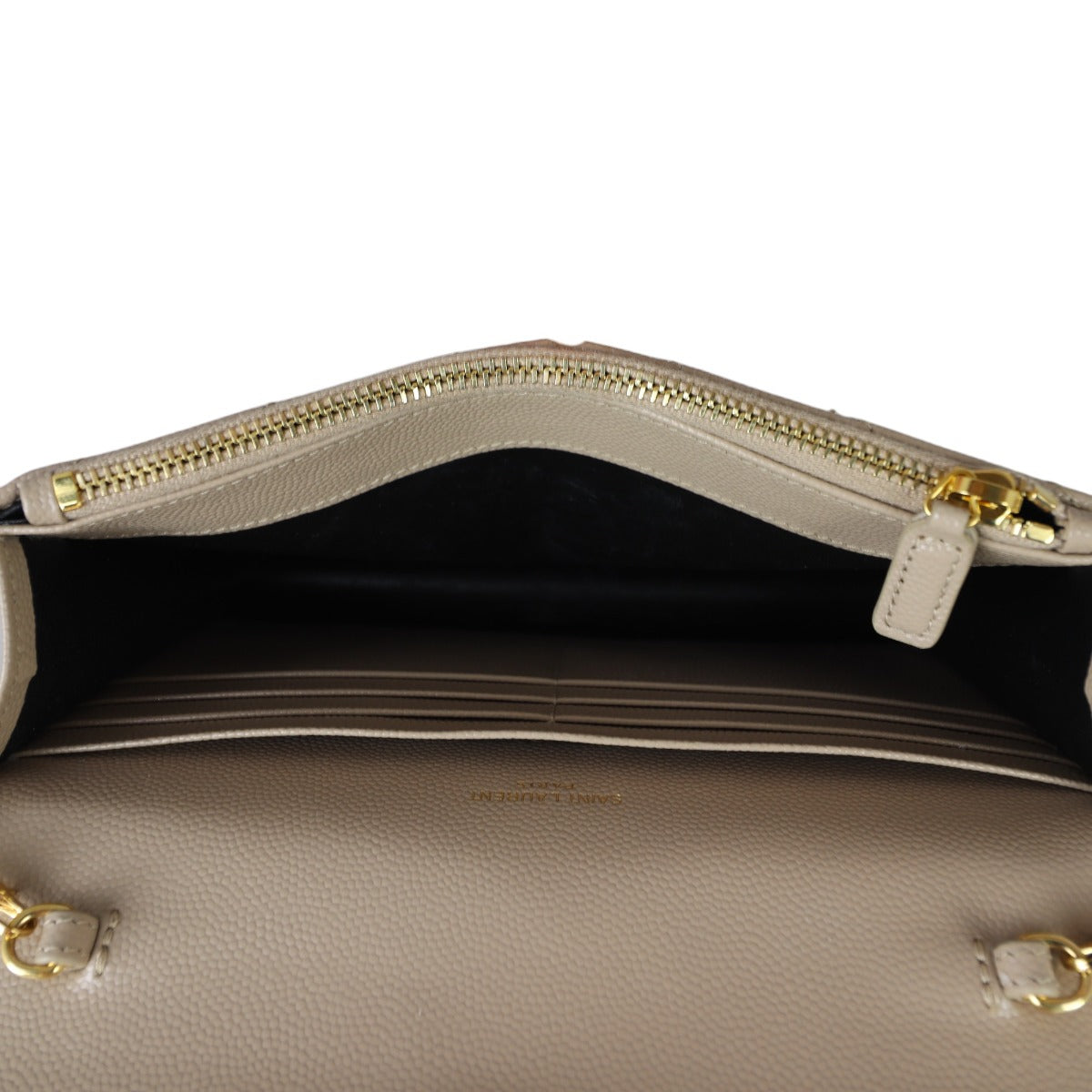 Saint Laurent Cassandre Envelope Chain Wallet