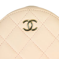 Chanel CC Round Clutch with Pearl Strap