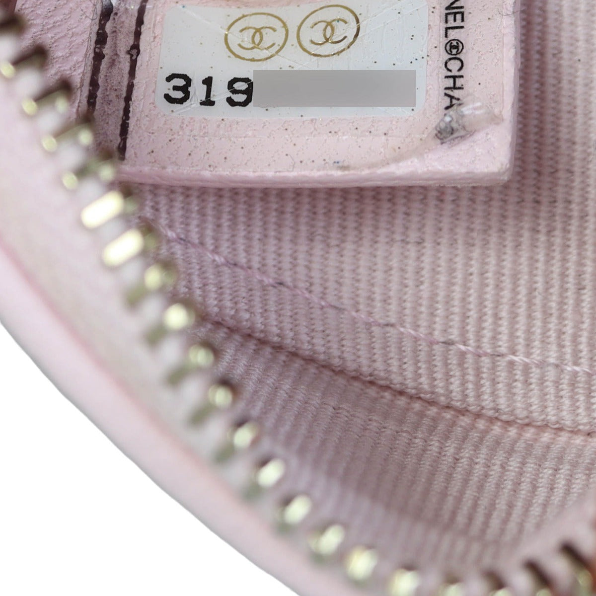 Chanel CC Round Clutch with Pearl Strap