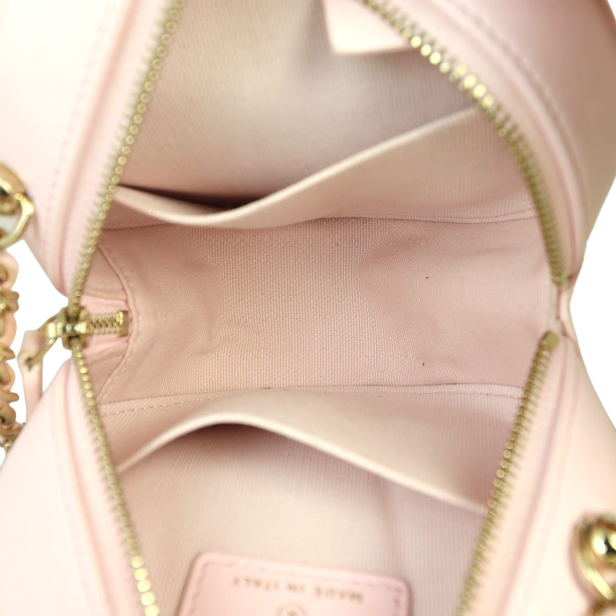 Chanel CC Round Clutch with Pearl Strap