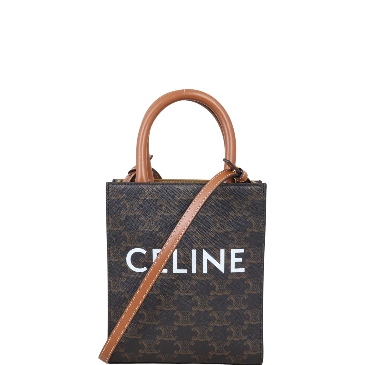 Celine Triomphe Vertical Cabas Tote Mini