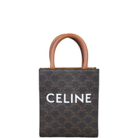 Celine Triomphe Vertical Cabas Tote Mini