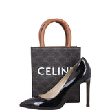 Celine Triomphe Vertical Cabas Tote Mini