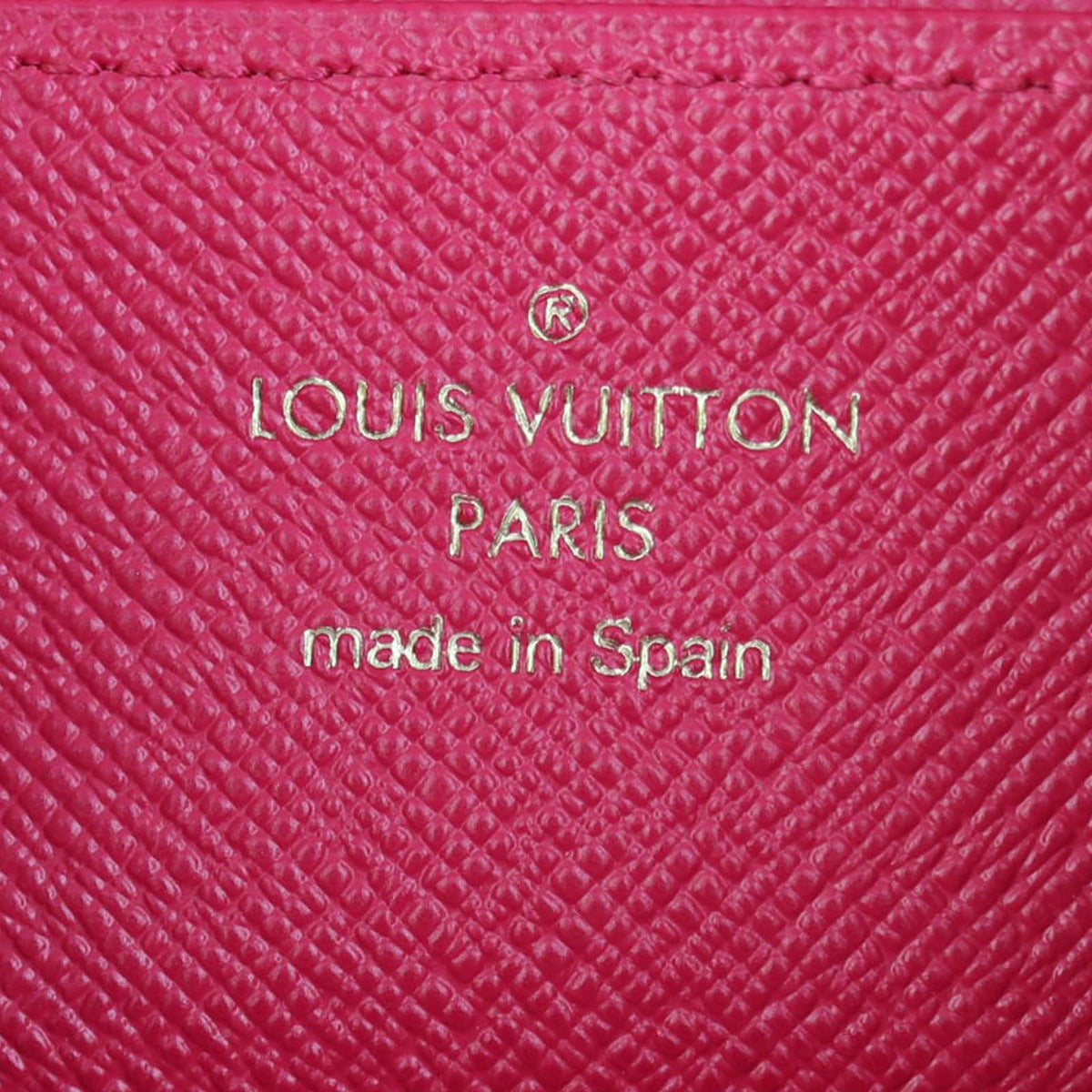 Louis Vuitton Chain Flower Zippy Wallet Interior Stamp