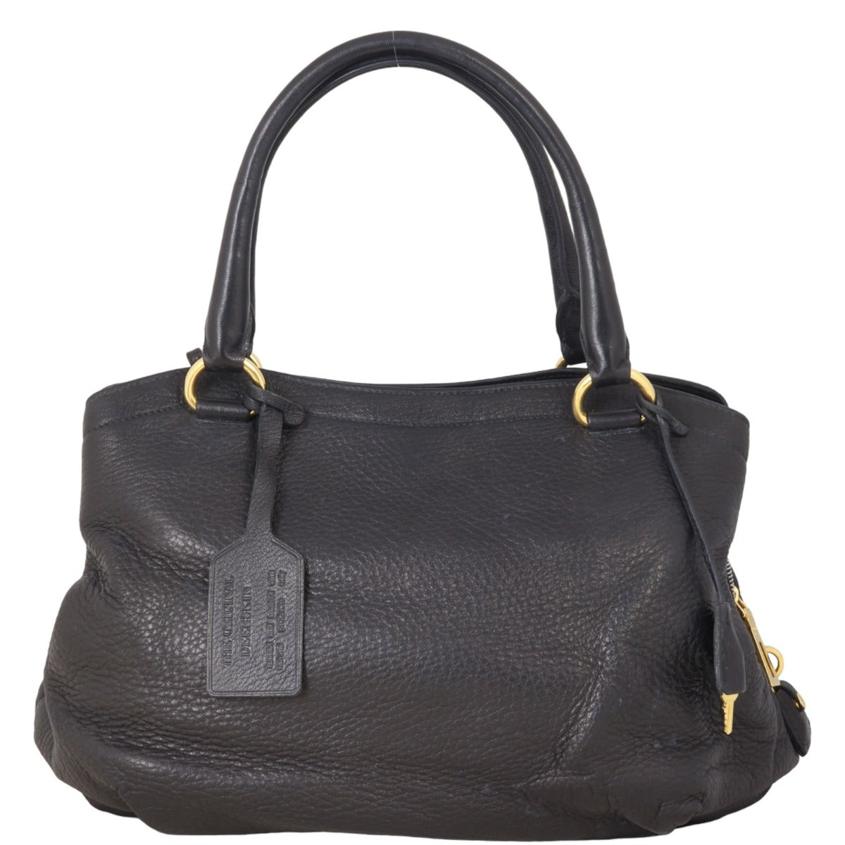 Prada Vitello Cervo Shopping Tote