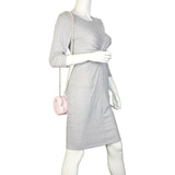 Chanel CC Round Clutch with Pearl Strap