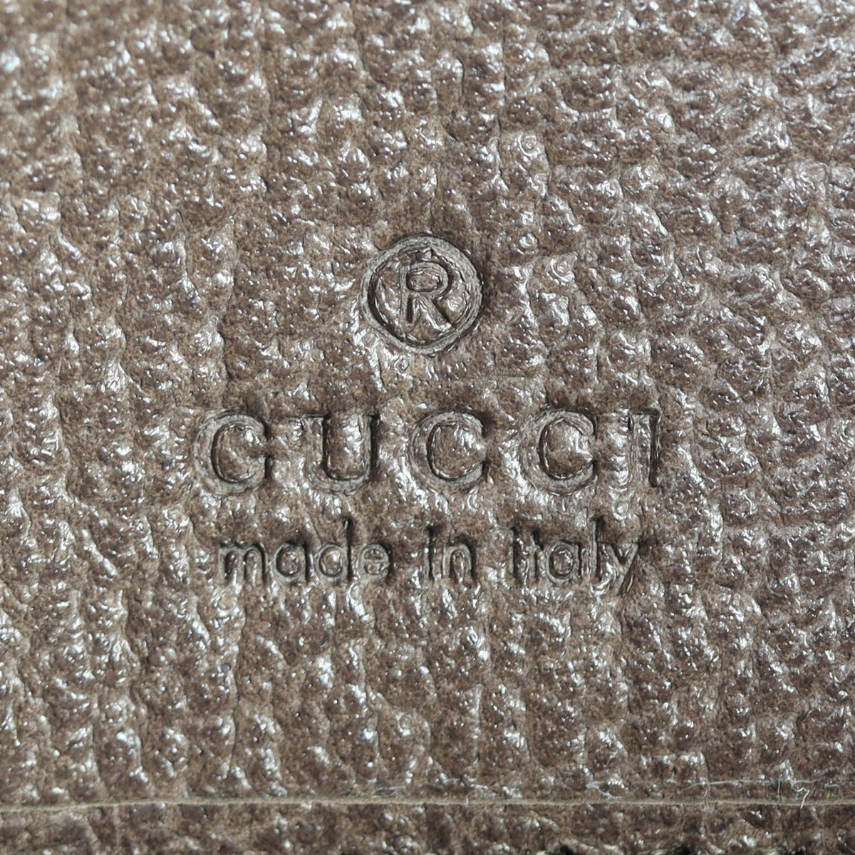 Gucci Ophidia GG Zip Around Wallet Interior Stamp