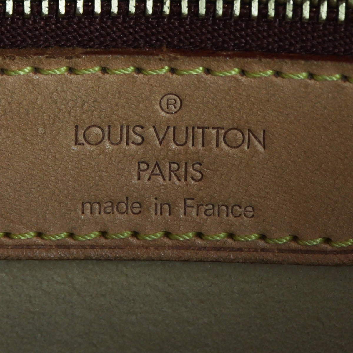 Louis Vuitton Luco Tote Monogram Interior Stamp