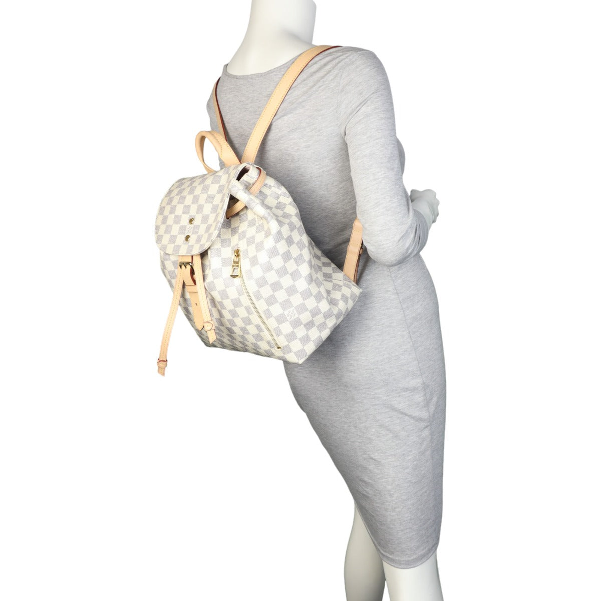 louis vuitton backpack sperone Damier Azur 1739707 FASHIONPHILE The sperone backpack looks cool and summery in damier azur canvas Buy Louis Vuitton Sperone Backpack