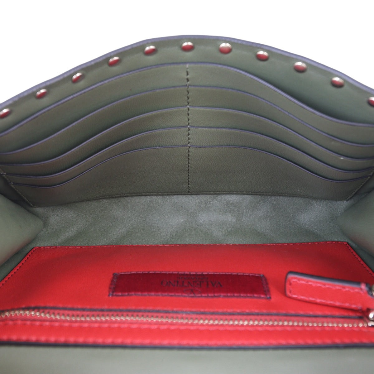 Valentino Rockstud Spike Wallet on Chain