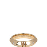 Tiffany & Co Atlas X Closed Narrow 18k Rose Gold Diamond Ring