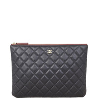 Chanel Classic O-Case Pouch Medium | Lambskin