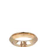 Tiffany & Co Atlas X Closed Narrow 18k Rose Gold Diamond Ring