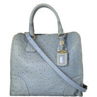 Prada Double Bag Ostrich
