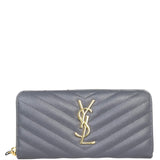 Saint Laurent Cassandre Zip Wallet