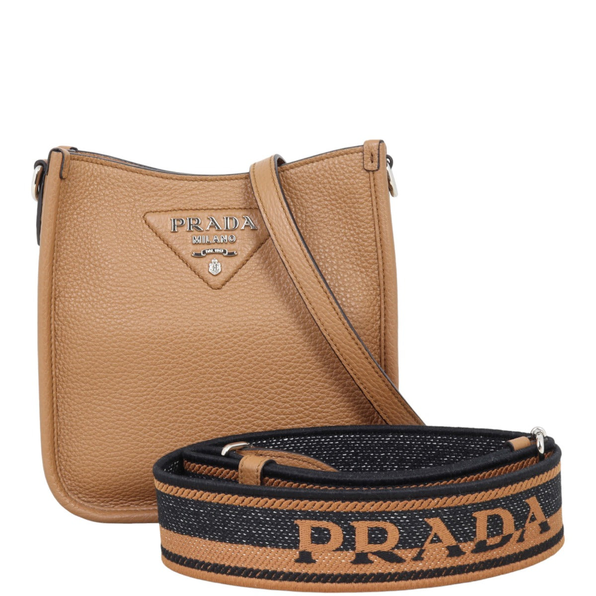 Prada Vitello Daino Soft Mini Shoulder Bag
