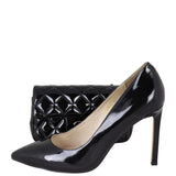 Chanel Classic Flap Mini Rectangular Bag Patent | Black SHW