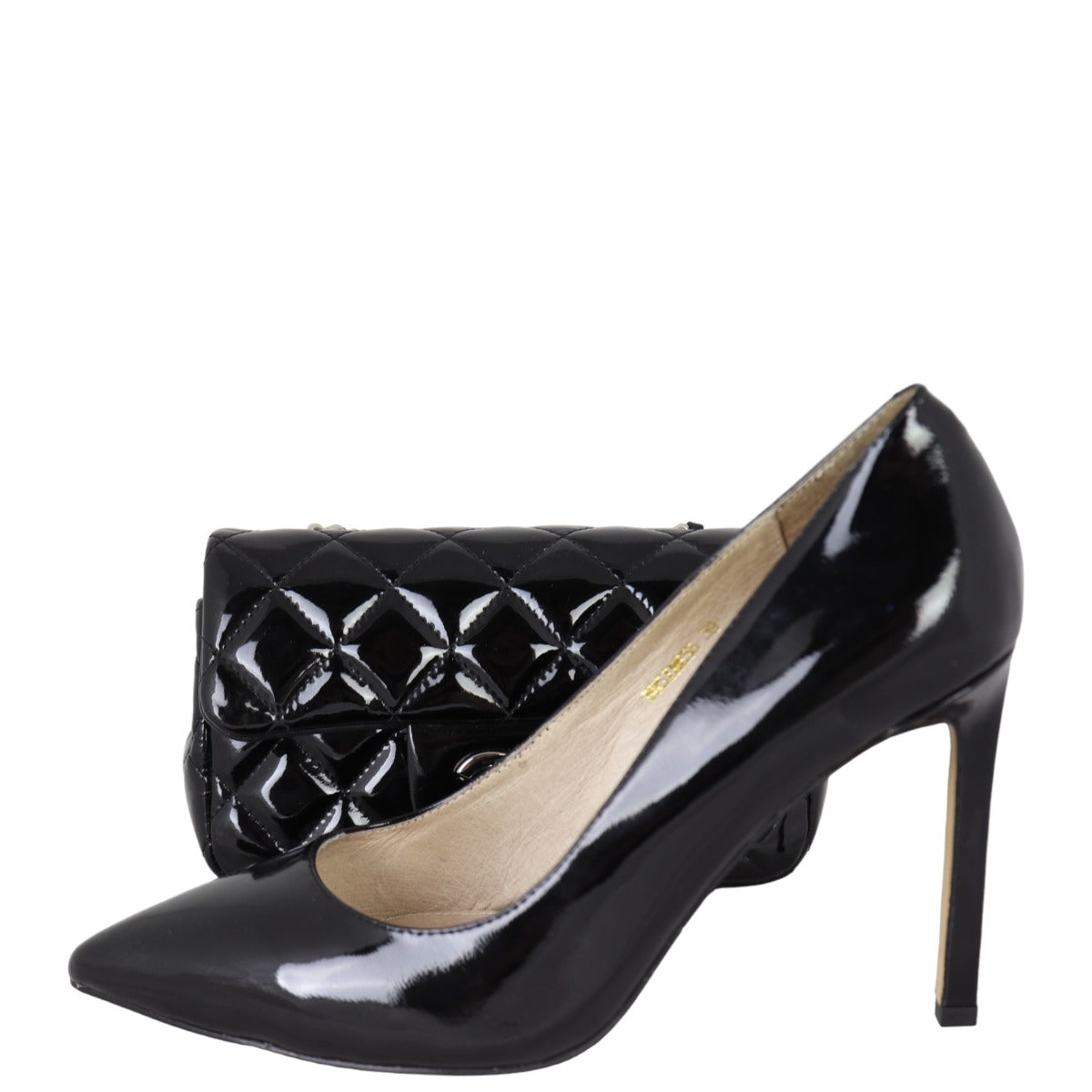 Chanel Classic Flap Mini Rectangular Bag Patent | Black SHW