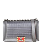 Chanel Boy Cube Old Medium Metallic