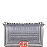 Chanel Boy Cube Old Medium Metallic