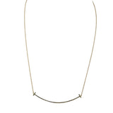 Tiffany & Co T Smile Pendant Large 18k Yellow Gold