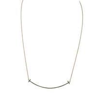 Tiffany & Co T Smile Pendant Large 18k Yellow Gold