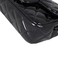 Chanel Classic Flap Mini Rectangular Bag Patent | Black SHW
