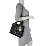 Dior Lady Dior Medium Patent