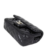 Chanel Classic Flap Mini Rectangular Bag Patent | Black SHW