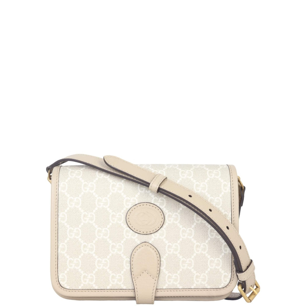 Gucci GG Supreme Interlocking G Flap Bag Mini