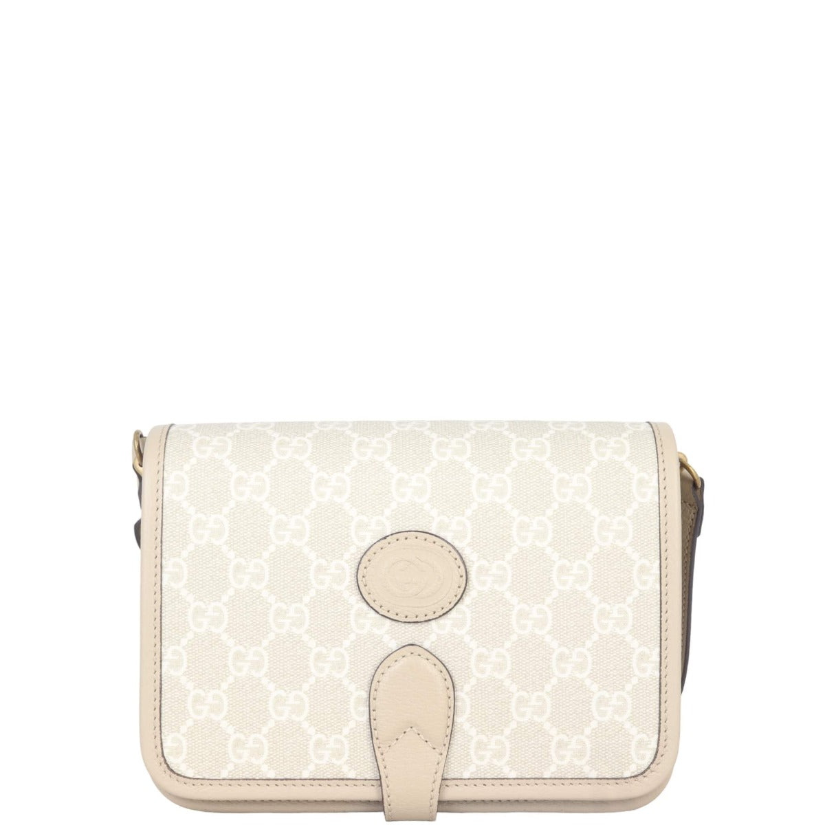 Gucci GG Supreme Interlocking G Flap Bag Mini