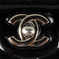 Chanel Classic Flap Mini Rectangular Bag Patent | Black SHW