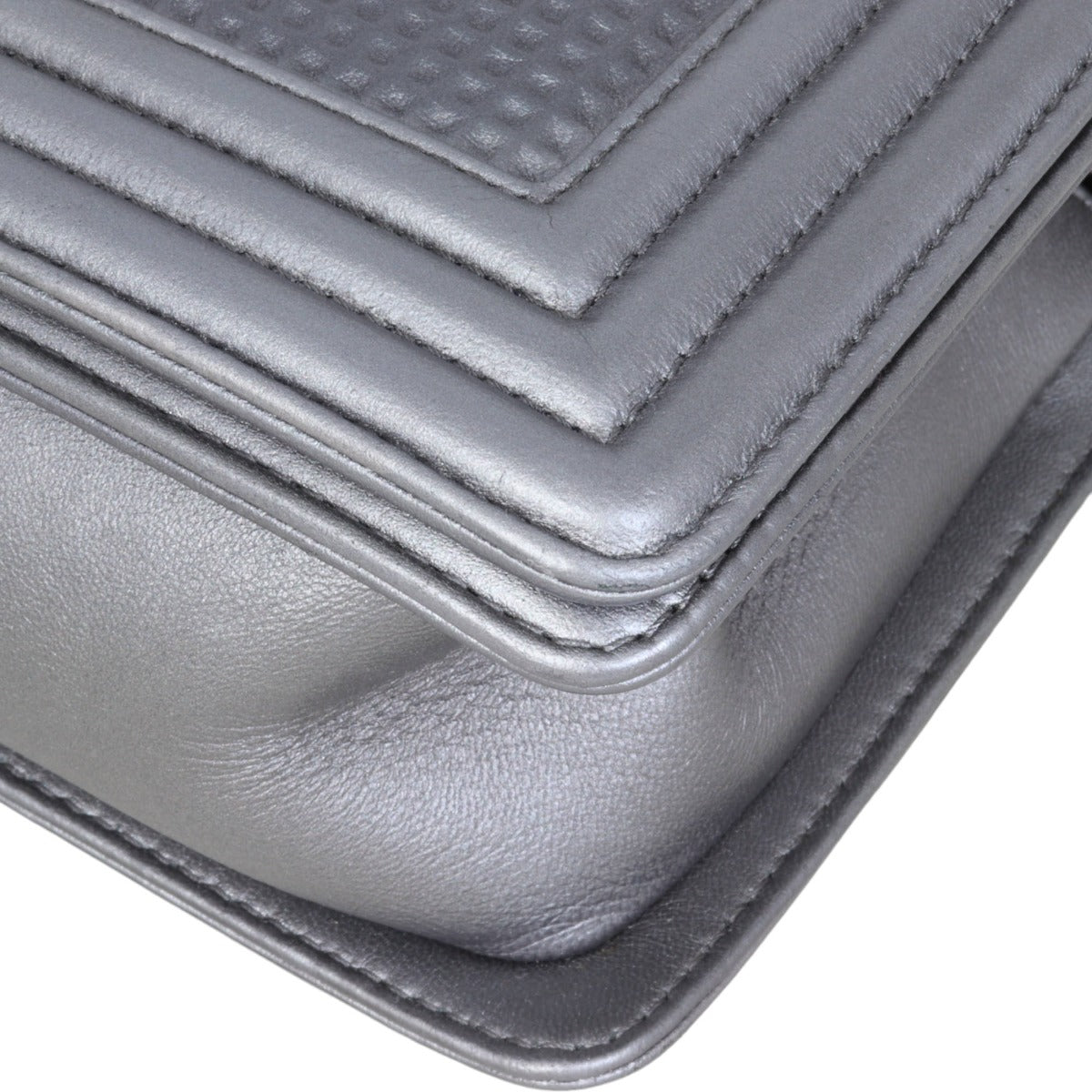 Chanel Boy Cube Old Medium Metallic